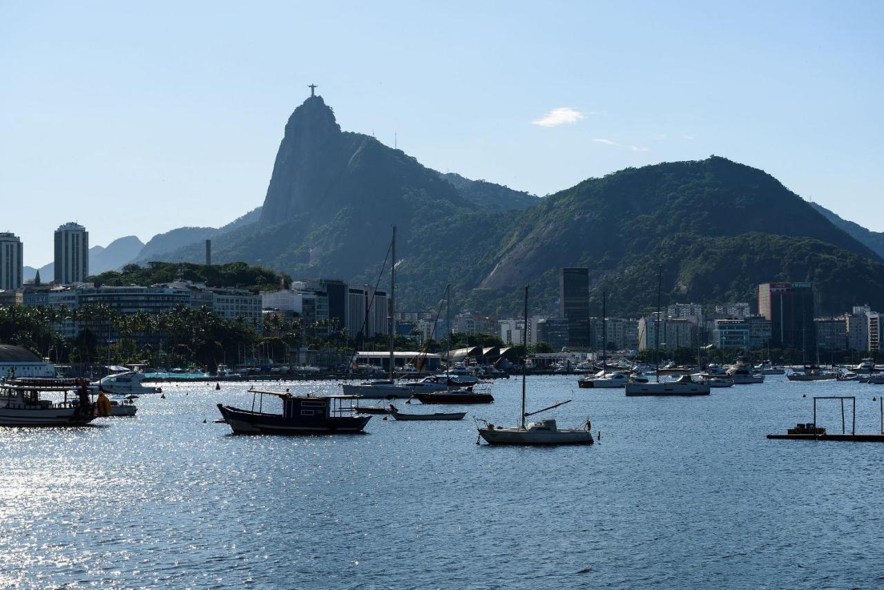 2 Quartos Na Urca Com Vista Para Baia De Guanabara A 700M Pao De Acucar Com Cozinha Completa E Wi-Fi - Bares, Restaurantes E Comercio Local A Poucos Metros Rio de Janeiro Exteriör bild