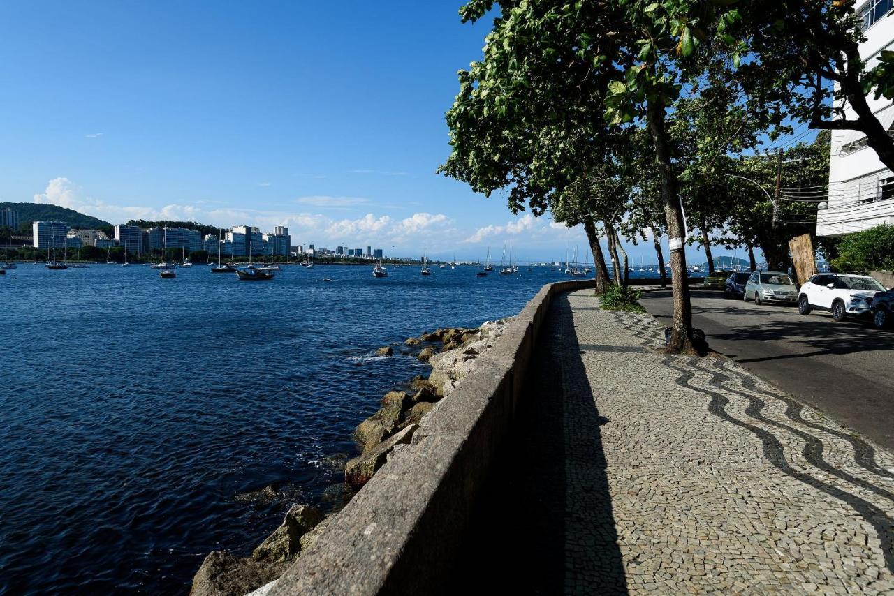 2 Quartos Na Urca Com Vista Para Baia De Guanabara A 700M Pao De Acucar Com Cozinha Completa E Wi-Fi - Bares, Restaurantes E Comercio Local A Poucos Metros Rio de Janeiro Exteriör bild